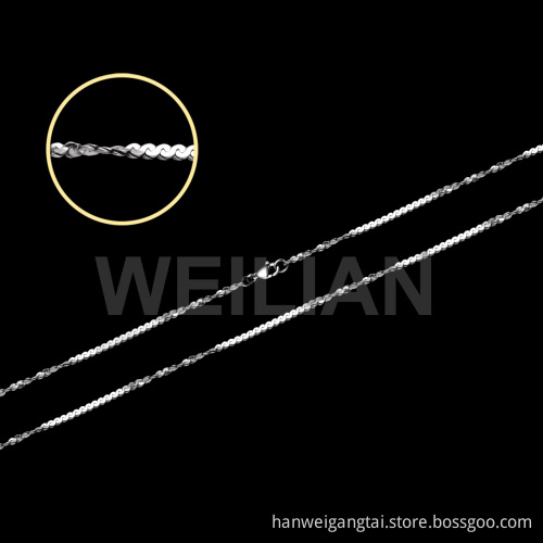 Modern Fashion Steel Chain Necklace for Men and Women